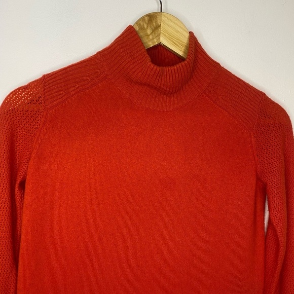 Rag And Bone Cashmere Mock Neck Mixed Knit Sweater - Picture 6 of 7